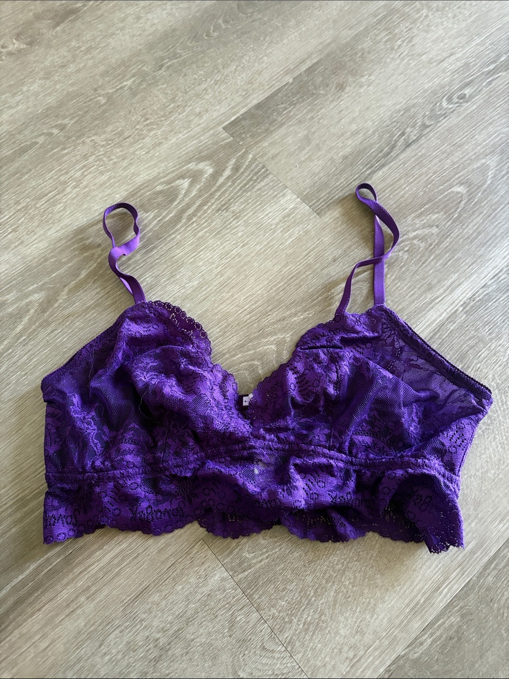 Savage X Fenty Purple Lace Bralette